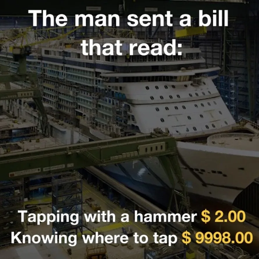 Verdien av ekspertise: Mer enn bare et hammerslag